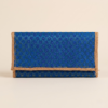 Blue Three Fold Purse