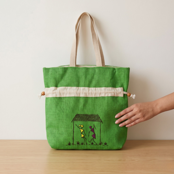 Parrot Green Tote Bag (2) Parrot Green Tote Bag