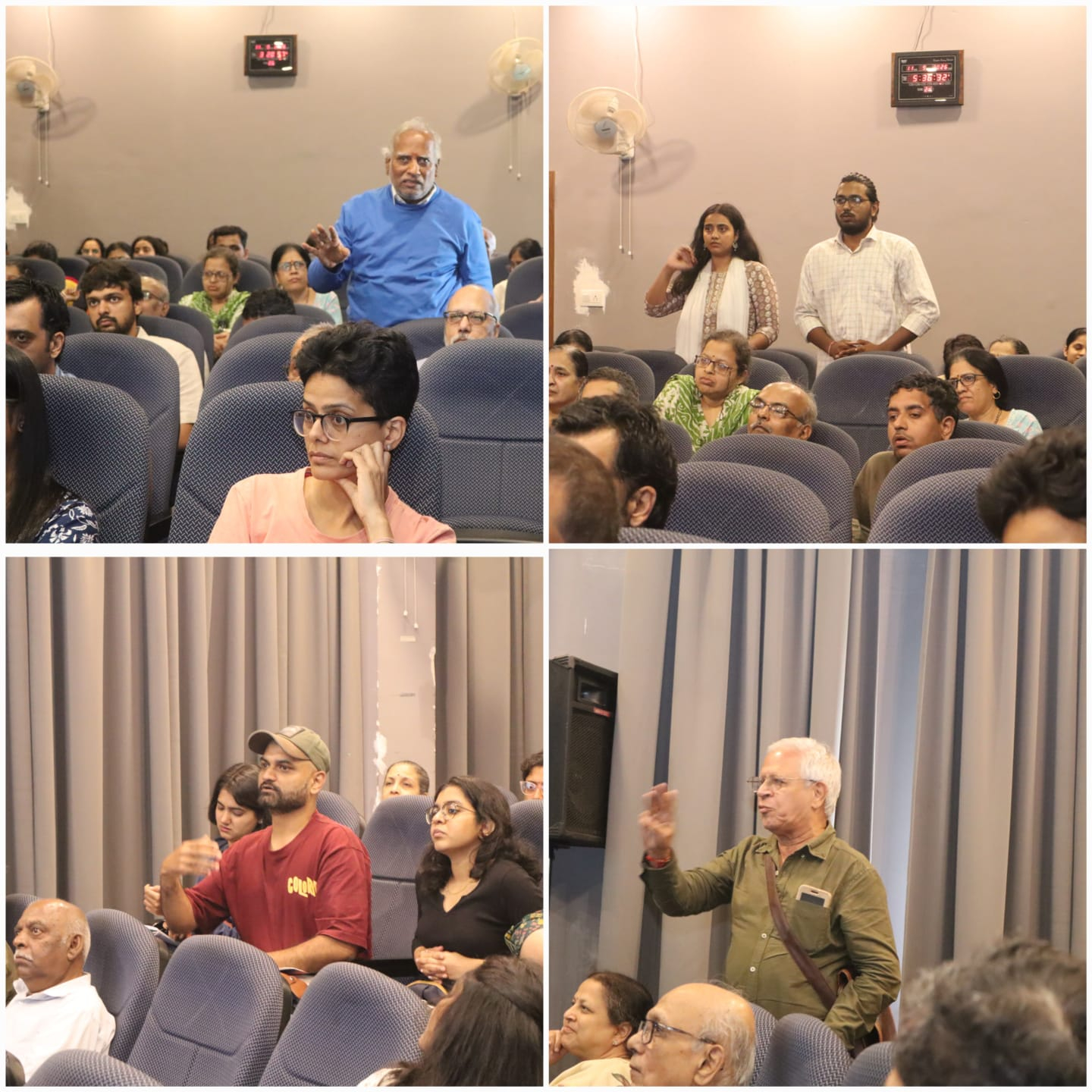 Caregivers in discussion