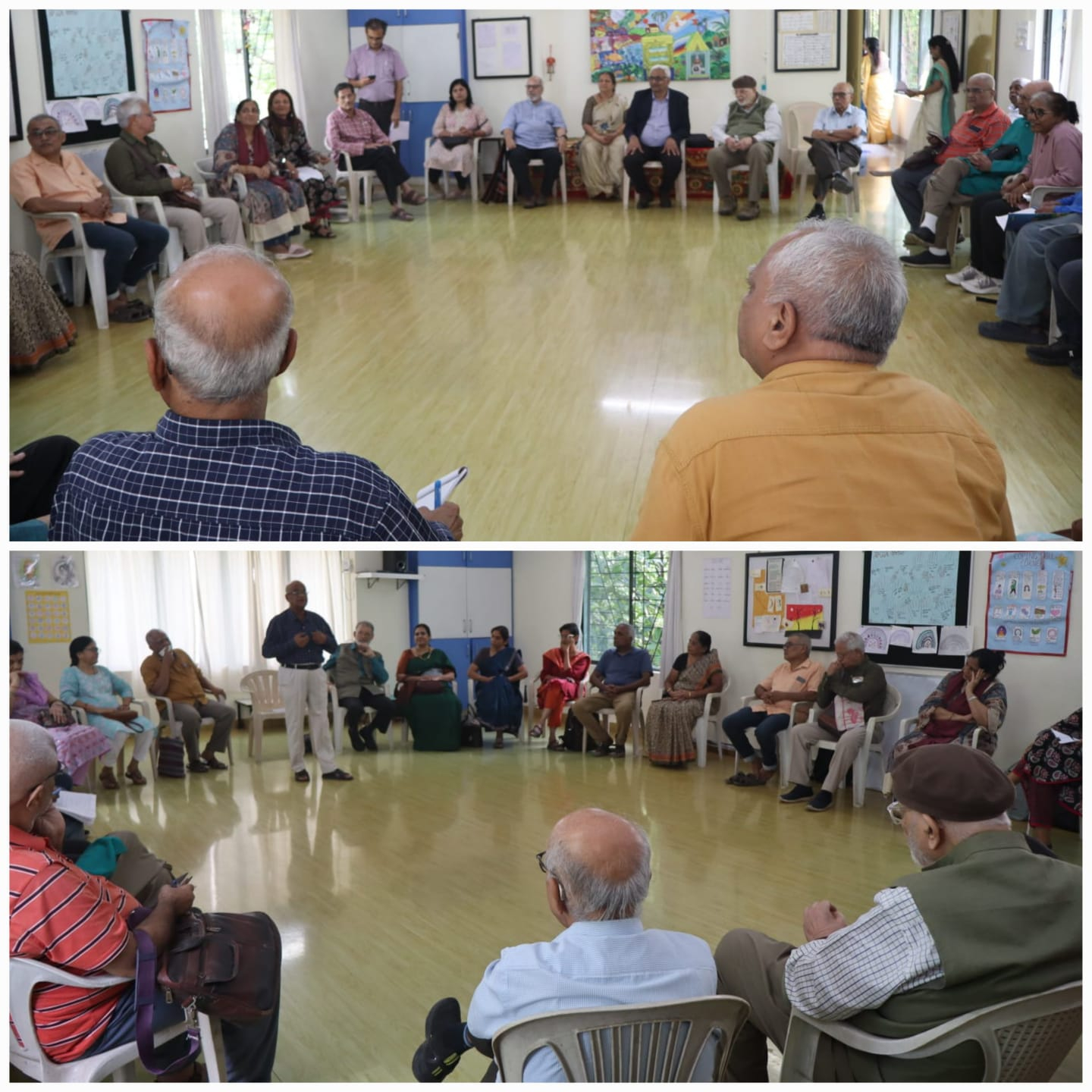 Audience listening during a session