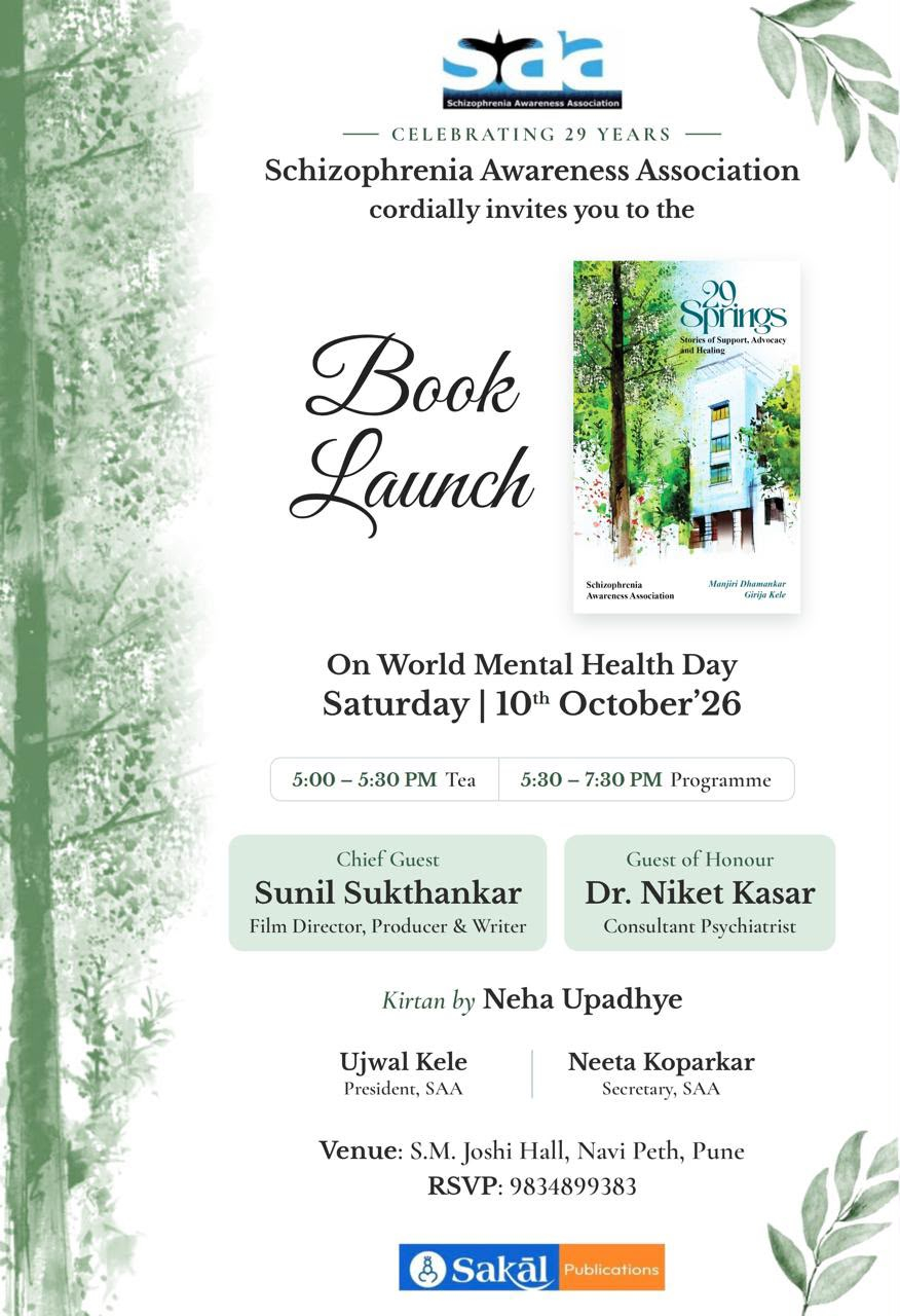 World Mental Health Day and Book Launch poster